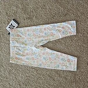 Baby Girl sweet bamboo classic floral leggings 3-6M NEW